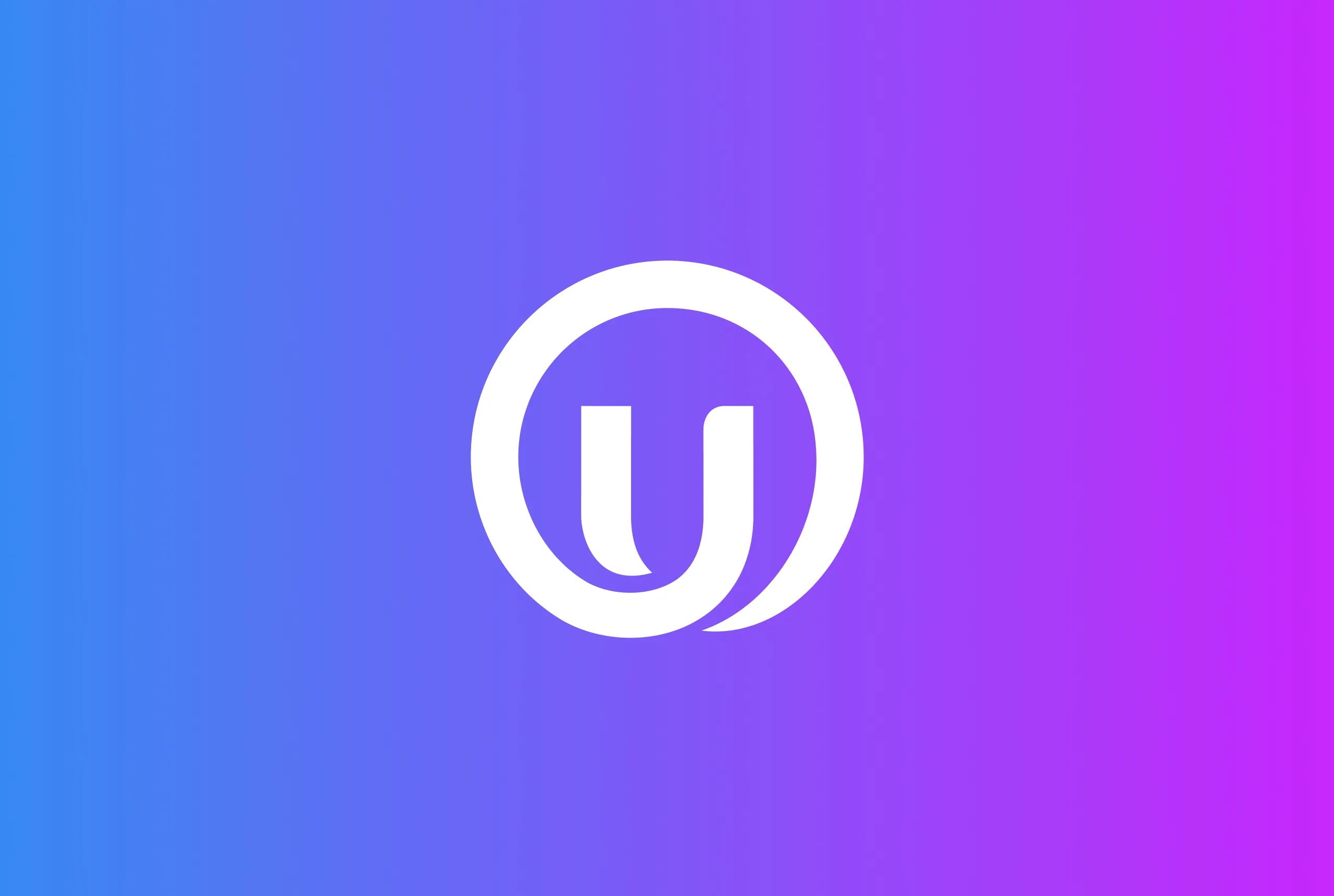 The Unify logo on a gradient background